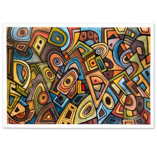 Artprint Joseph Amedokpo – Magic Trouble (70 × 100cm)