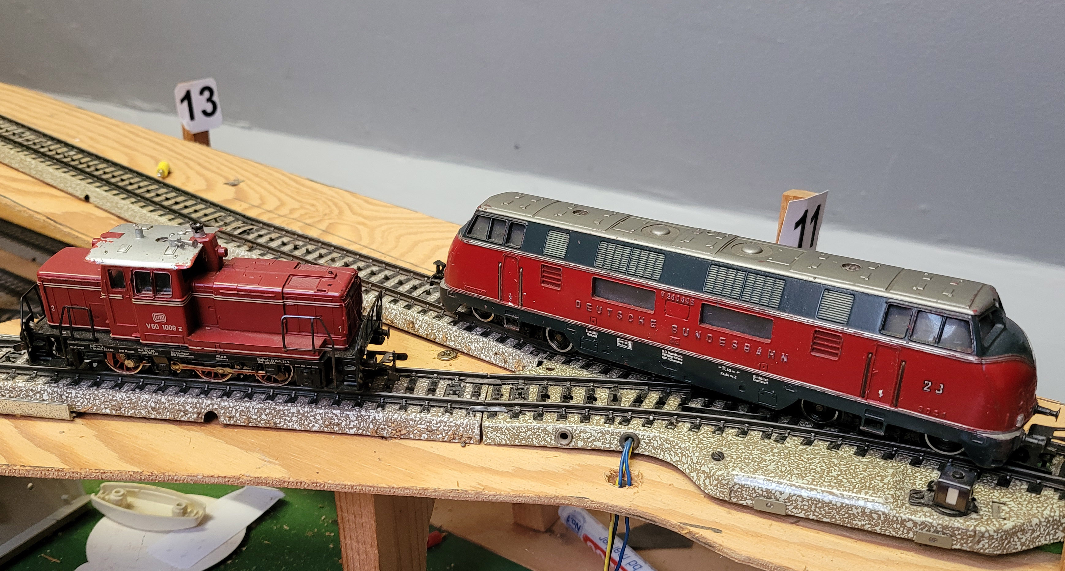 Märklin H0, überwiegend aus den 60ern, Metallschienen, Konvolut